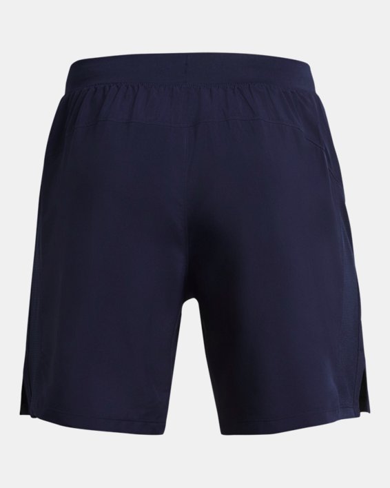Men's UA Launch 7" Shorts in Blue image number 5